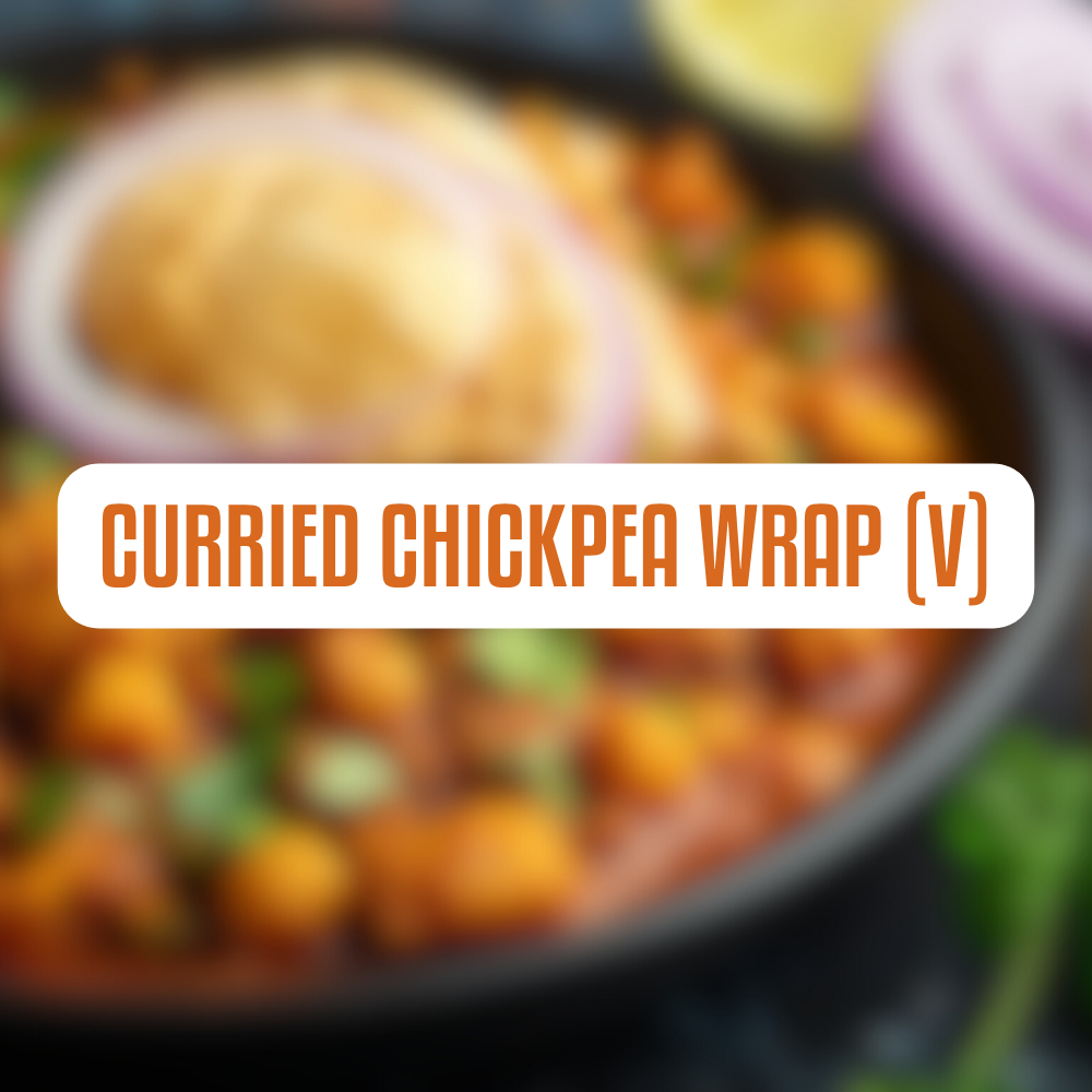 Curried Chickpea Wrap (V)