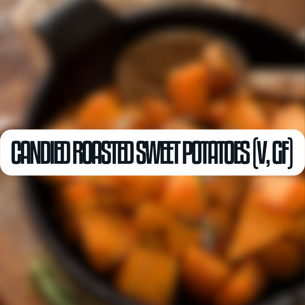 Candied Roasted Sweet Potatoes (V, GF)