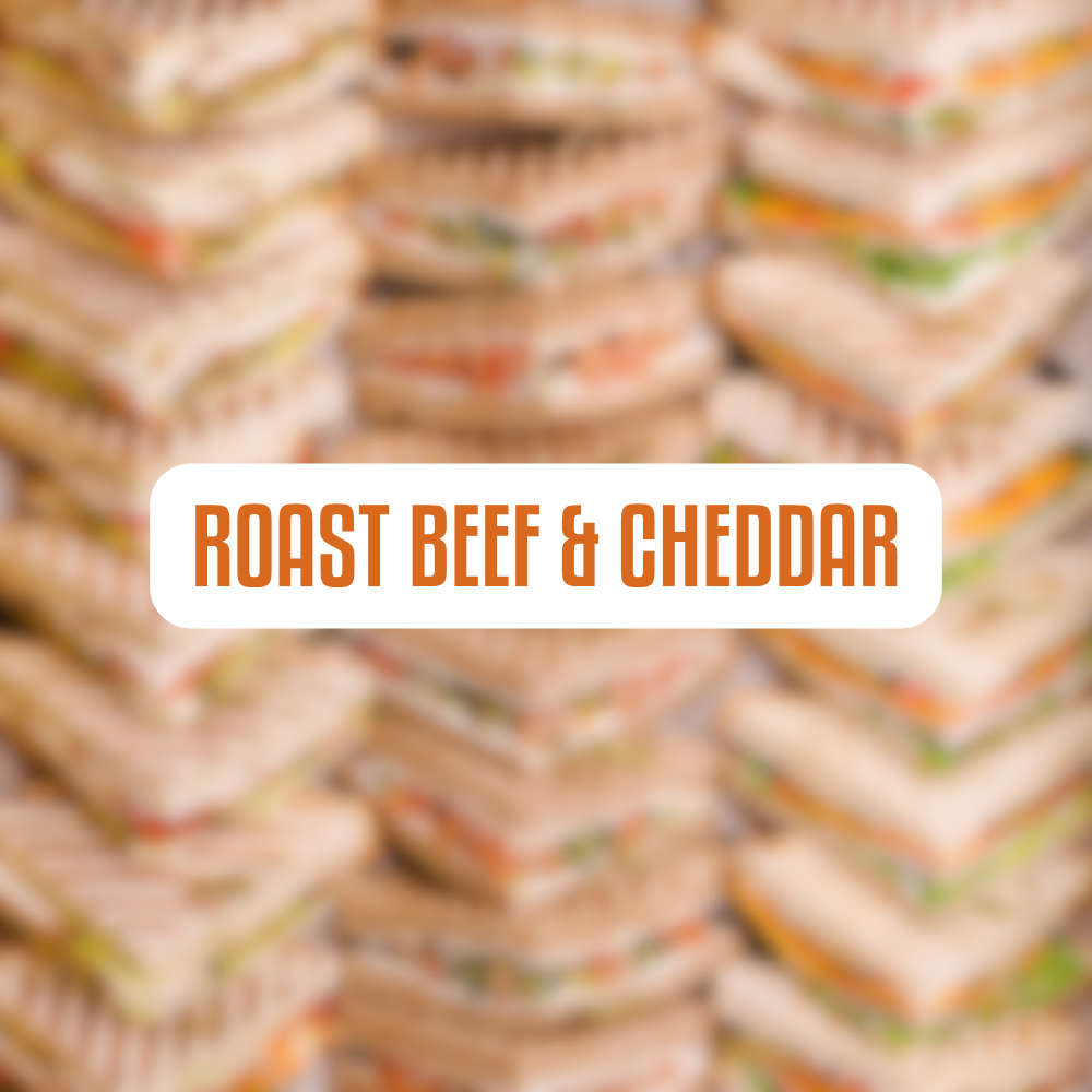 Roast Beef & Cheddar Sandwich