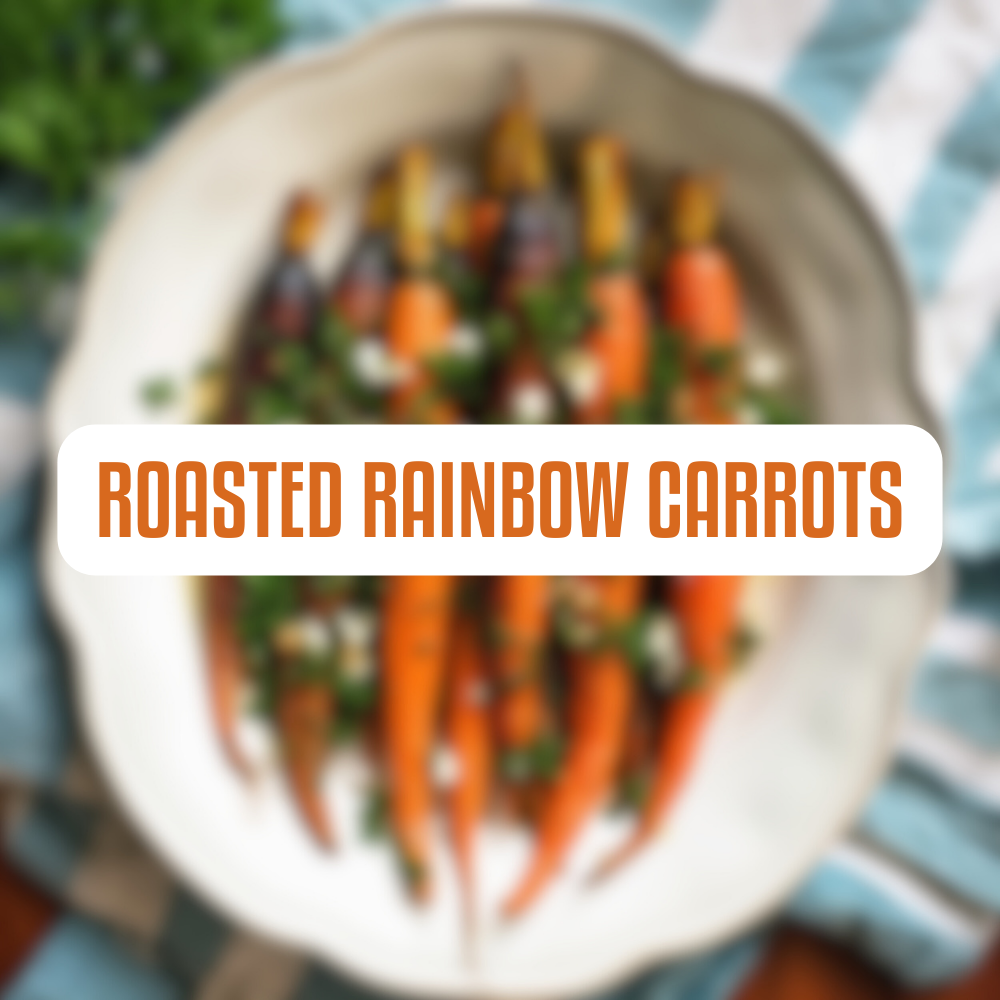 Roasted Rainbow Carrots
