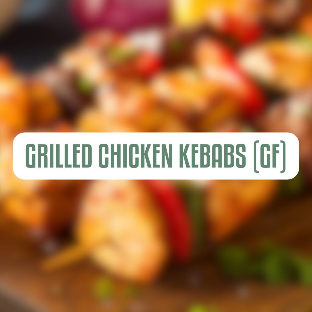 Grilled Chicken Kebabs (GF)