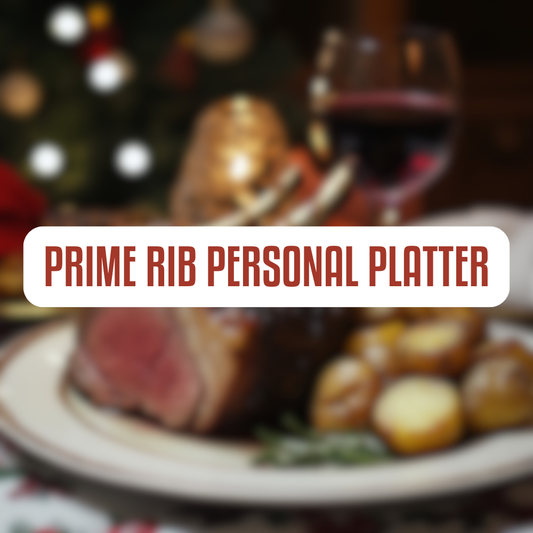 Prime Rib Personal Platter