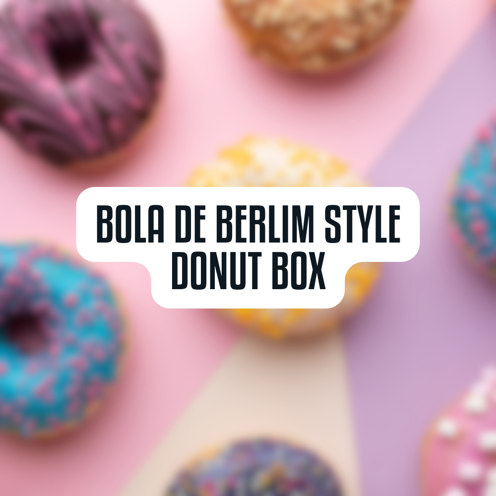 Bola de Berlim Style Donut Box