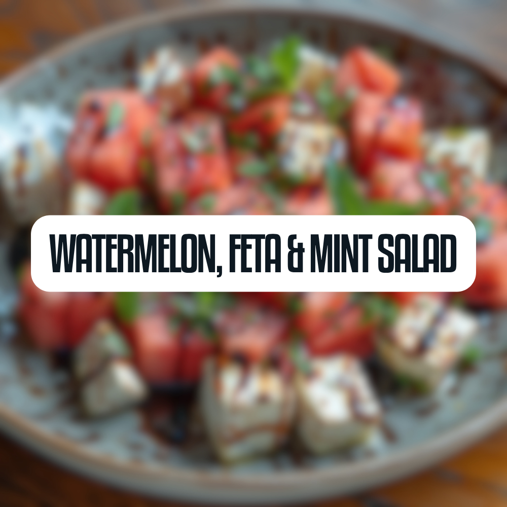 Watermelon, Feta & Mint Salad